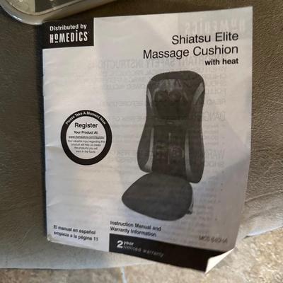 2 MASSAGE CHAIR CUSHIONS WITH HEAT