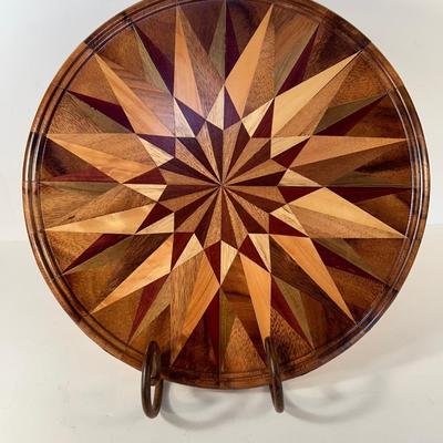 Lot 150. Inlaid Wood Tray