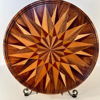 Lot 151. Inlaid Wood Tray