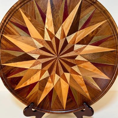 Lot 152. Inlaid Wood Tray