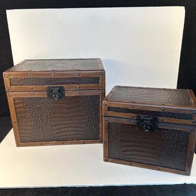Lot 155. Decorative Trunk-like Boxes