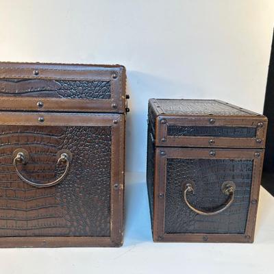 Lot 155. Decorative Trunk-like Boxes