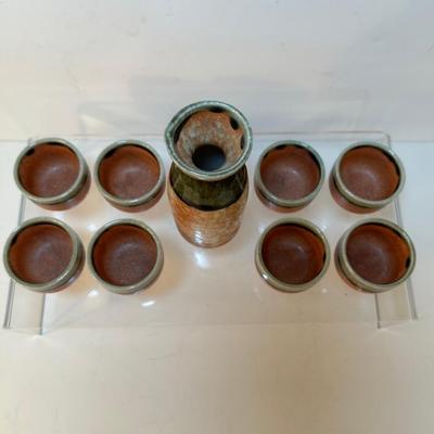 Lot 156. 9pc Sake Set