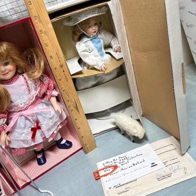 Lot 518 Dolls & Doll trunk