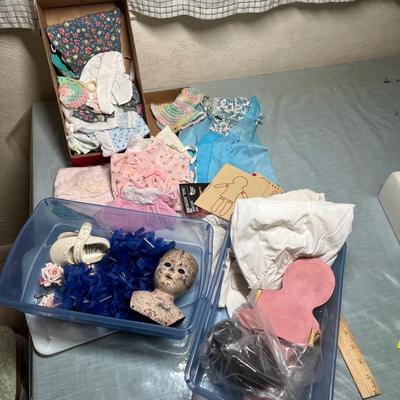 Lot 519 Doll Clothes & parts