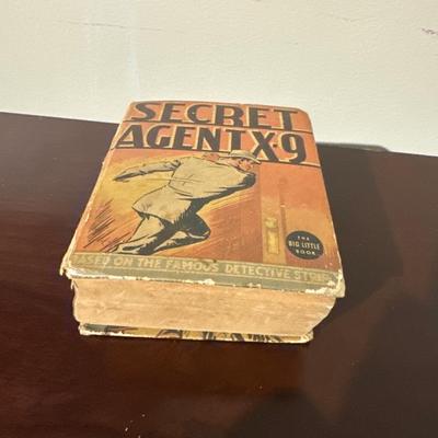 Vintage book Secret Agent X9