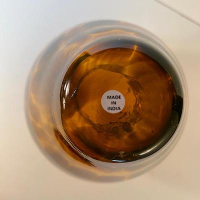 Lot 160. Amber Colored Vase