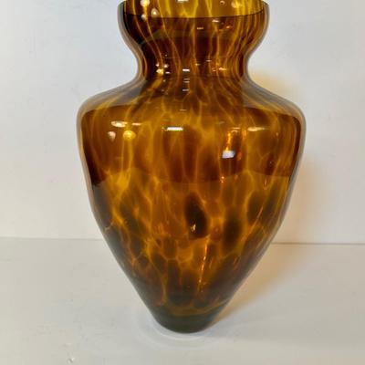 Lot 160. Amber Colored Vase