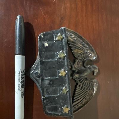Vintage Mid century Wilton cast iron Eagle Match holder