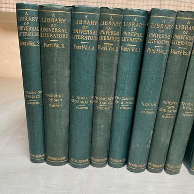 Lot 532 Library of Literature books