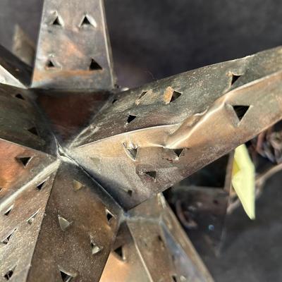 Lot 164. Moroccan Inspired Metal Hanging Light