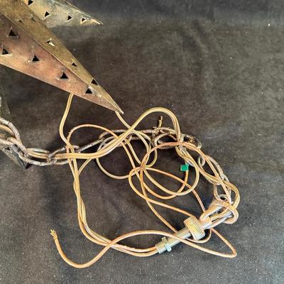 Lot 164. Moroccan Inspired Metal Hanging Light