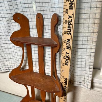 Lot 547 Antique wall shelves