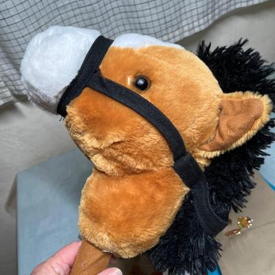 Lot 548 Doll Club vest & Stick horse