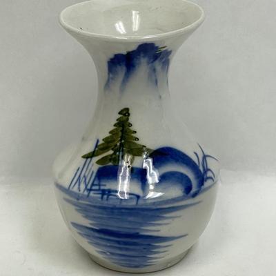 Hand Painted Ceramic Vase