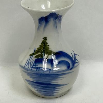 Hand Painted Ceramic Vase