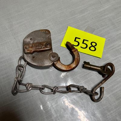 Lot 558 Denver & Rio Grande Padlock