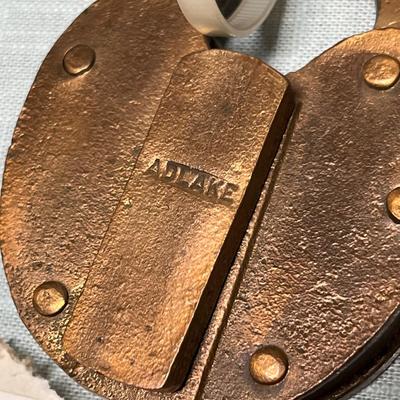 Lot 560 UPRR Padlock & sticker