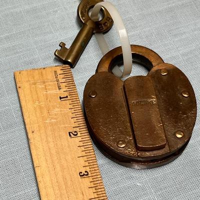 Lot 560 UPRR Padlock & sticker