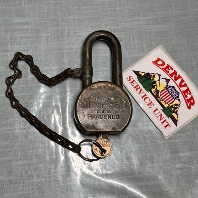 Lot 562 UP RR Padlock