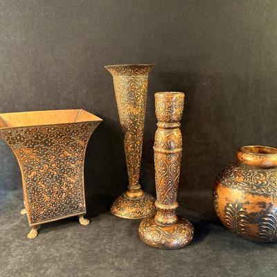 Lot 168. Decorative Metal Pieces