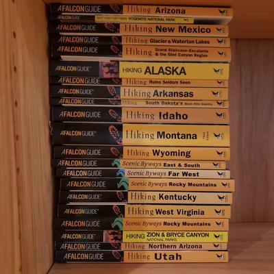 Collection of Hiking & Scenic Byway Falcon Guides (LLR-KD)