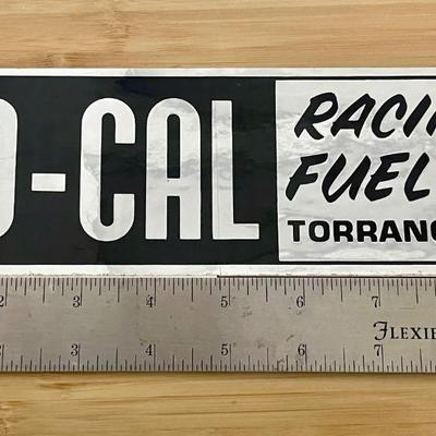 Vintage So-Cal Racing Fuel Automotive Sticker