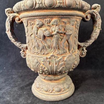 Lot 171. Clay Planters with Silk Greenery