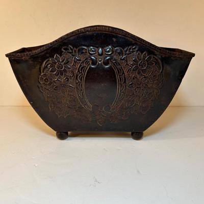 Lot 173. Metal Planters/Fancy Waste Bins