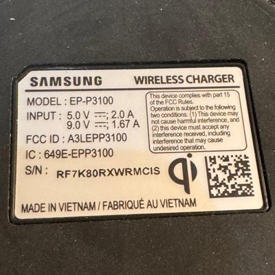 Several Wireless Chargers, Charger Chords, and Other Tech Accessories (K-DZ)