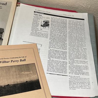 Lot 580 The Last Round Up by Wilber Ball with manuscript