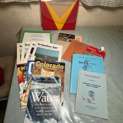 Lot 583 Books & pamphlets on water