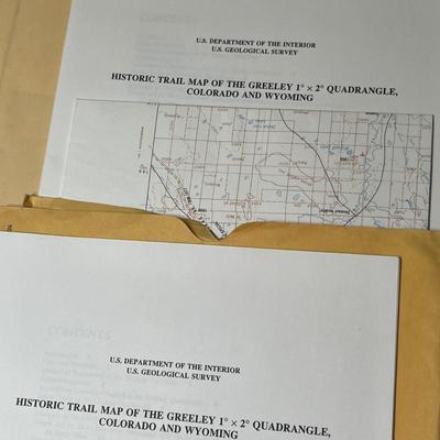 Lot 584 older Colorado maps