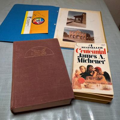 Lot 588 Centennial book & photo log