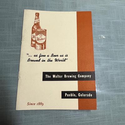 Lot 591 Walter Beer brochure