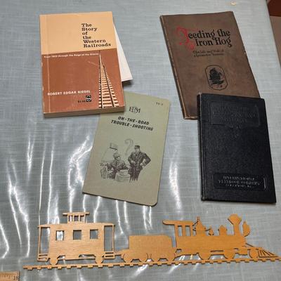 Lot 608 Books on Railroads