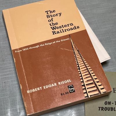 Lot 608 Books on Railroads