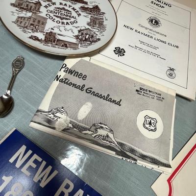 Lot 610 New Raymer Centennial Souvenirs