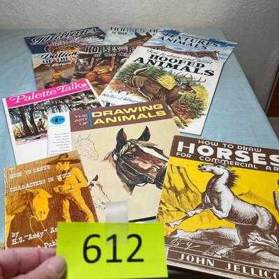 Lot 612 Hors and Animal Drawing books