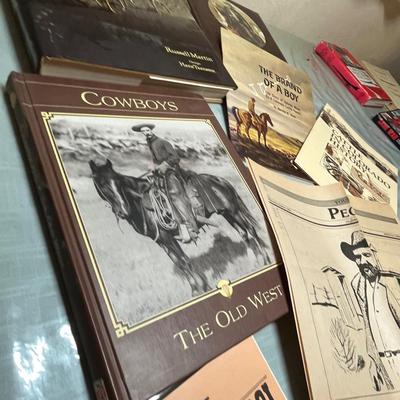 Lot 623 Books on Cowboys