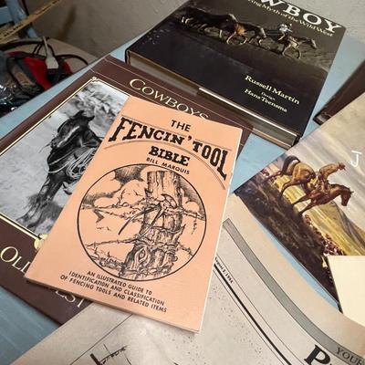 Lot 623 Books on Cowboys