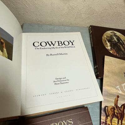 Lot 623 Books on Cowboys
