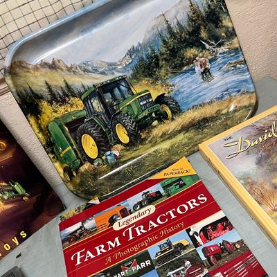 Lot 626 Tractor books and stuff