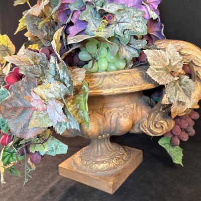 Lot 192. Large Fruit & Greenery Arrangement
