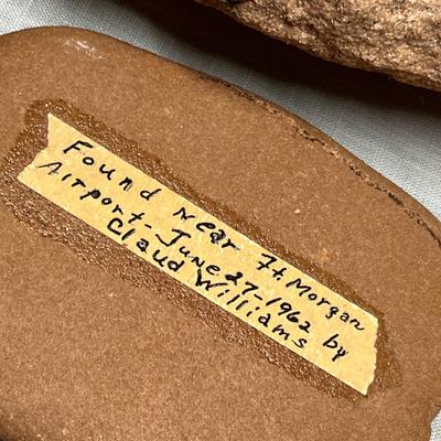 Lot 642 Native American maize grinding stone