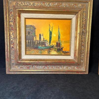 Lot 196. Pair of Oil Paintings