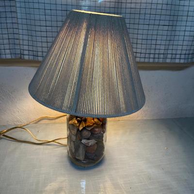 Lot 646 Lamp with rock samples