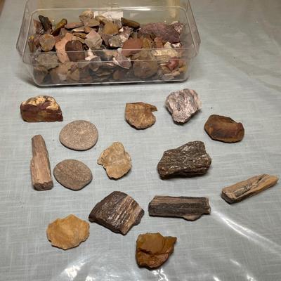 Lot 650 Tub of rock samples