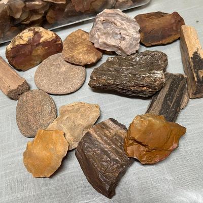 Lot 650 Tub of rock samples