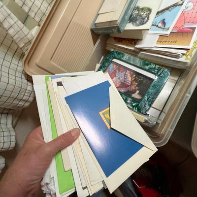 Lot 657 Large lot of office supplies & greeting cards